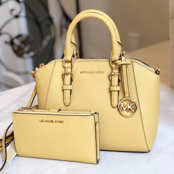 NWT Michael Kors md Ciara handbag&zip wallet - Picture 6 of 8